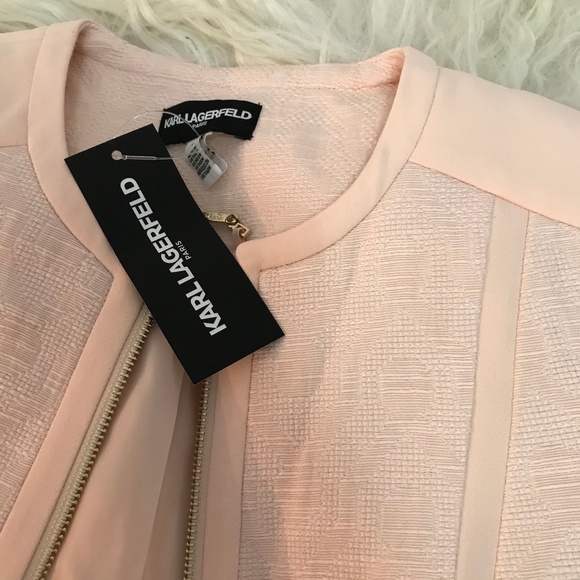 Karl Lagerfeld Paris Pink Jacket - Picture 6 of 10